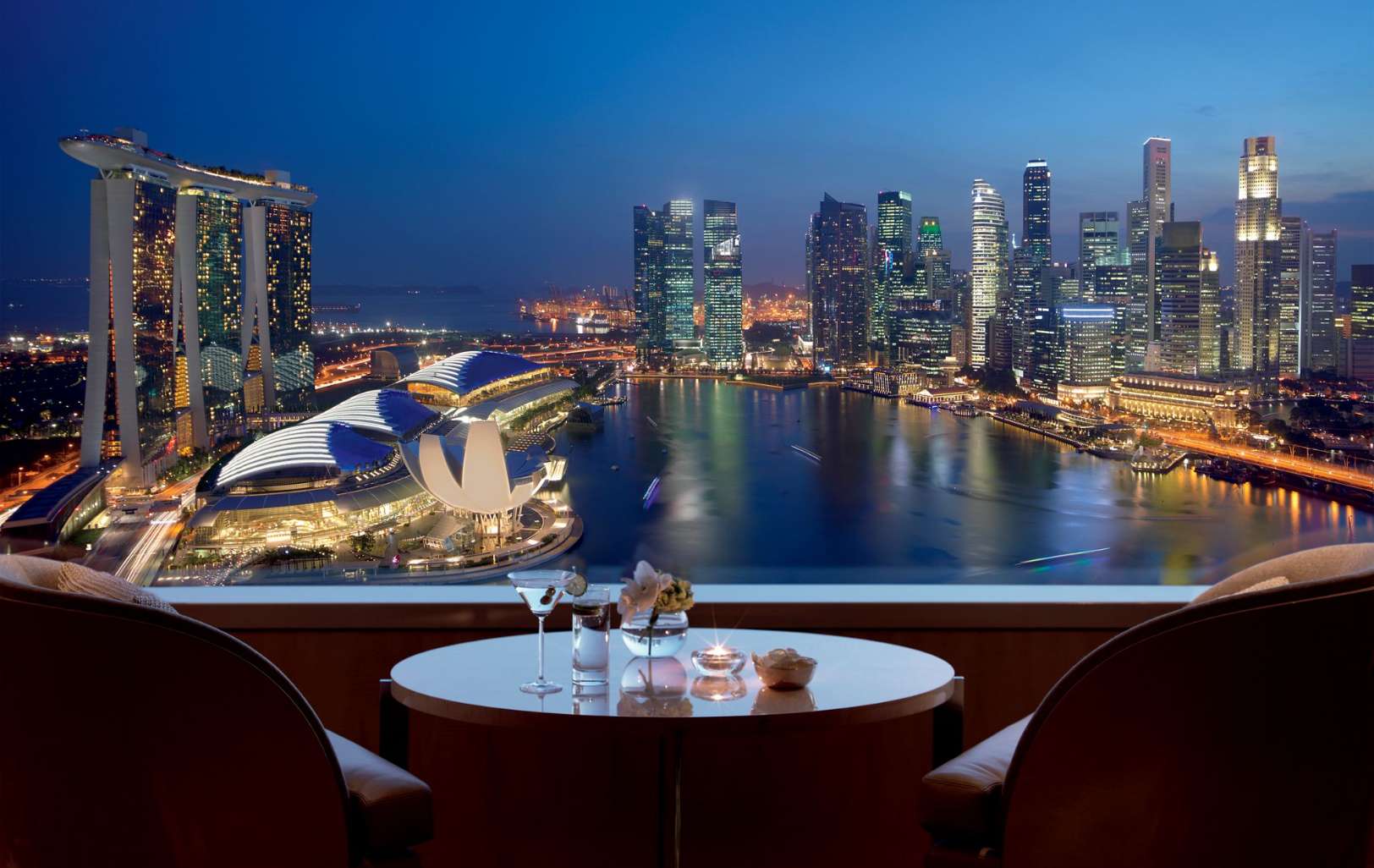 Level 32 Club Lounge in Ritz-Carlton Singapore